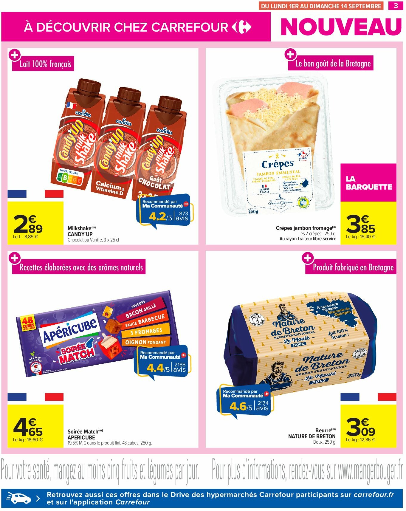 carrefour - Catalogue Carrefour - Les nouveautés de septembre valable du 01/09 au 28/09 - page: 3