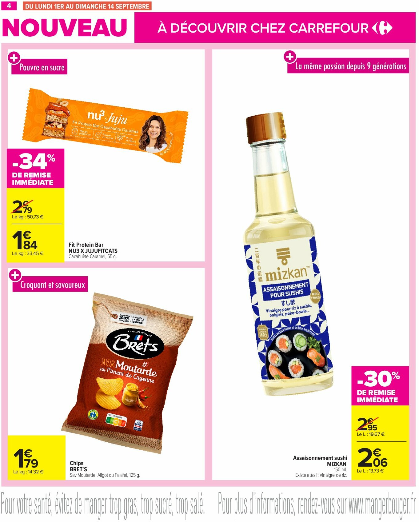carrefour - Catalogue Carrefour - Les nouveautés de septembre valable du 01/09 au 28/09 - page: 4