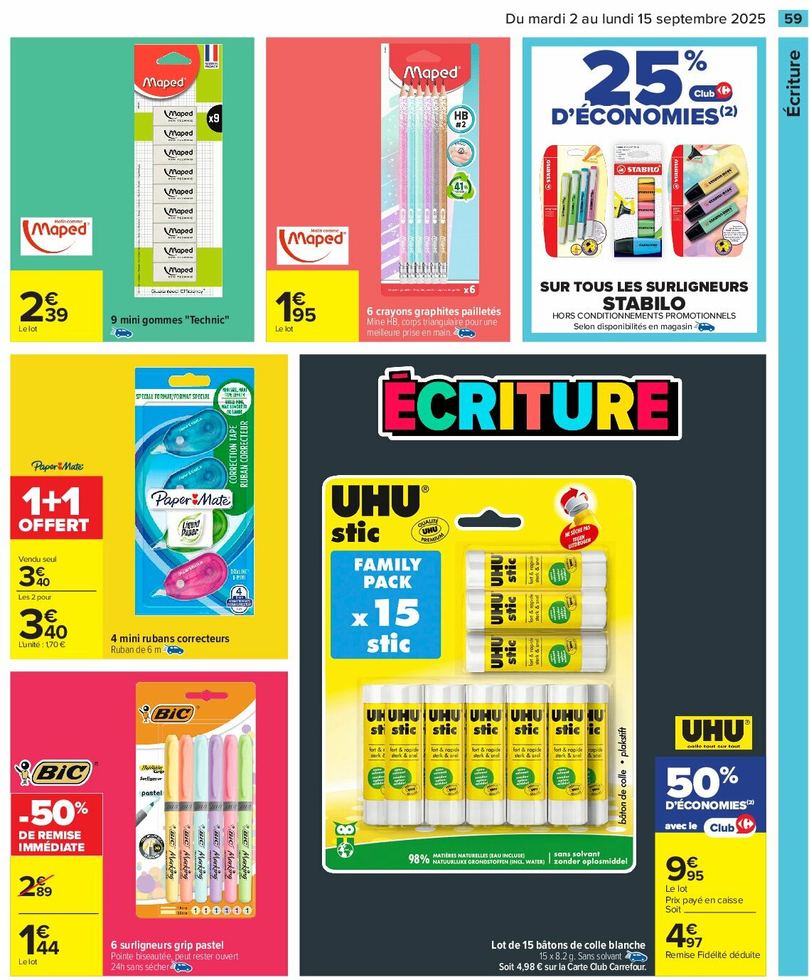carrefour - Catalogue Carrefour - Petit déjeuner valable du 02/09 au 15/09 - page: 61