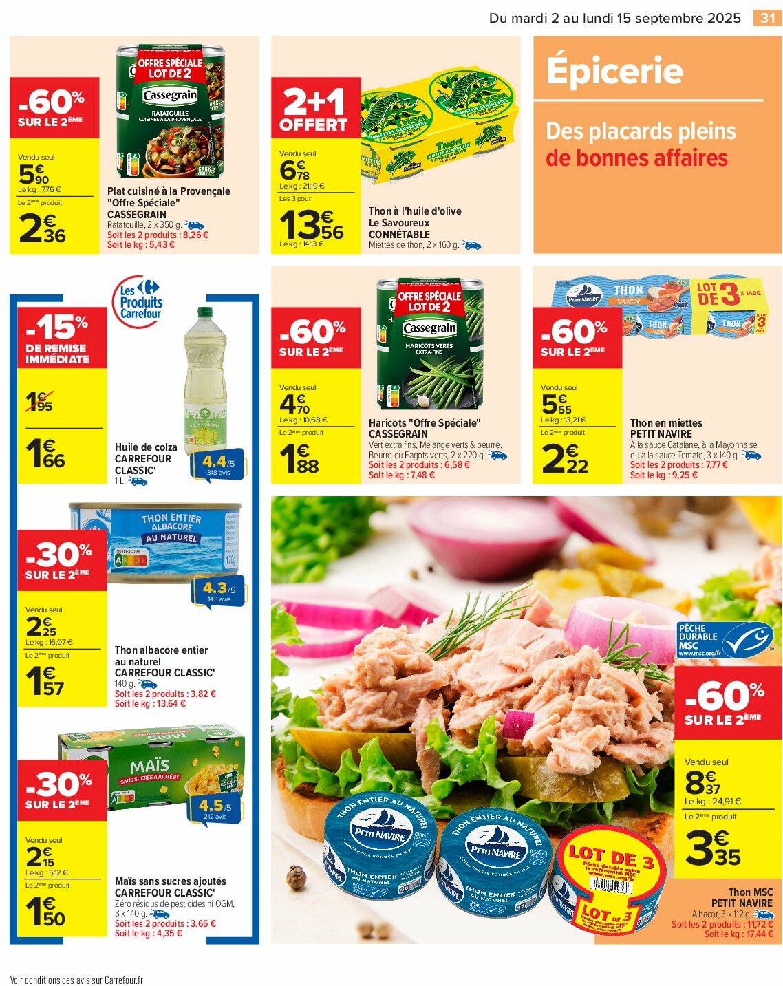 carrefour - Catalogue Carrefour - Petit déjeuner valable du 02/09 au 15/09 - page: 33