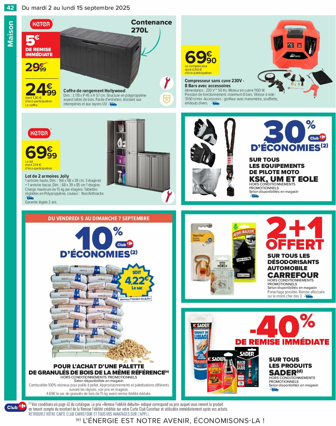 carrefour - Catalogue Carrefour - Petit déjeuner valable du 02/09 au 15/09 - page: 44