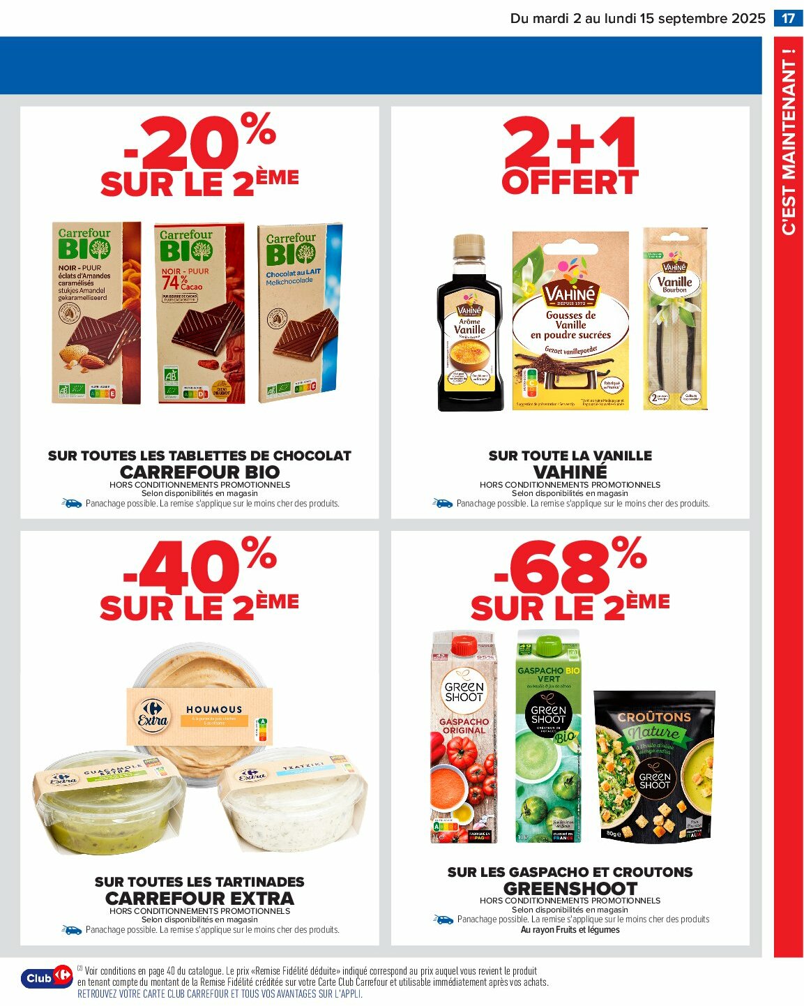 carrefour - Catalogue Carrefour - Petit déjeuner valable du 02/09 au 15/09 - page: 19
