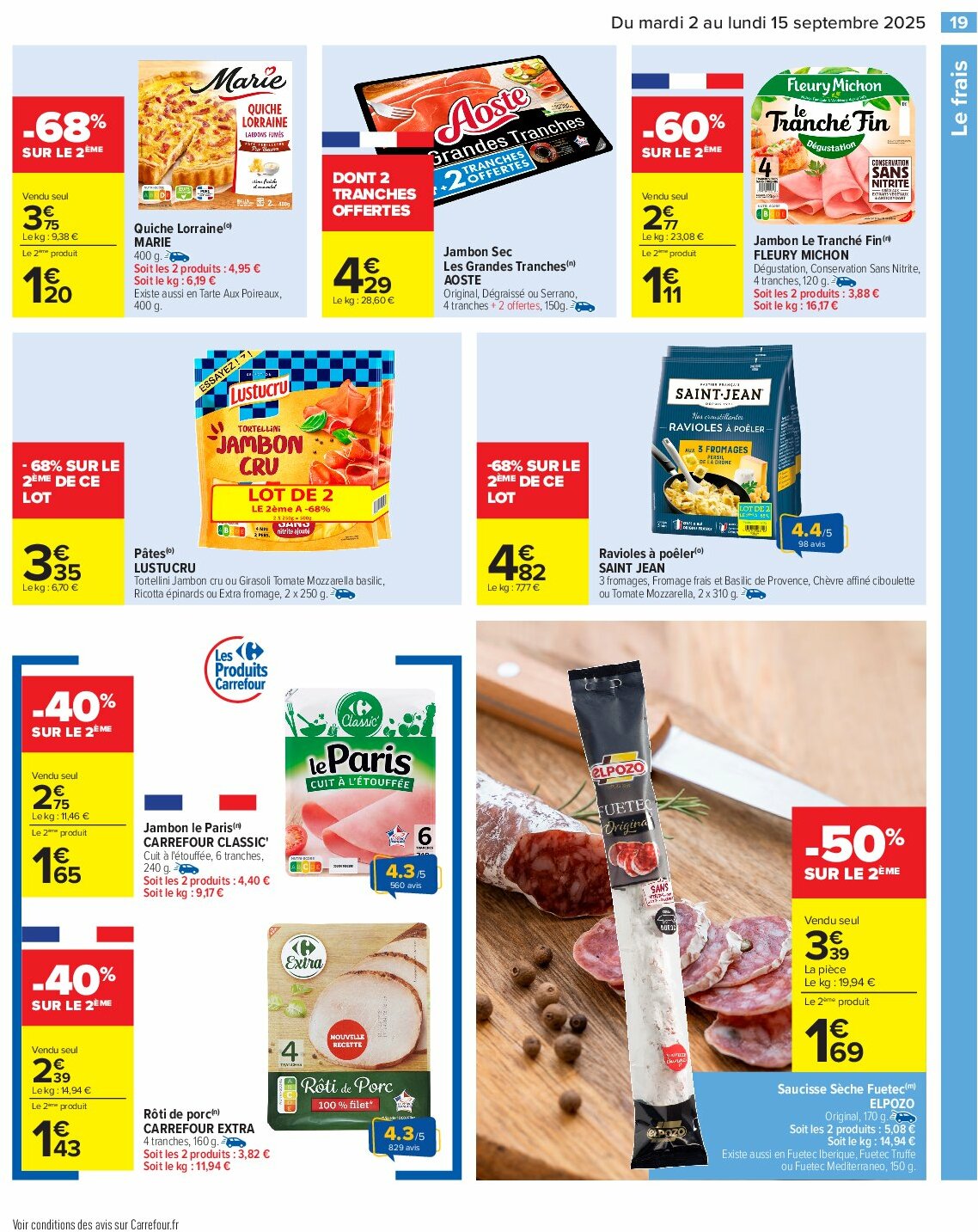 carrefour - Catalogue Carrefour - Petit déjeuner valable du 02/09 au 15/09 - page: 21