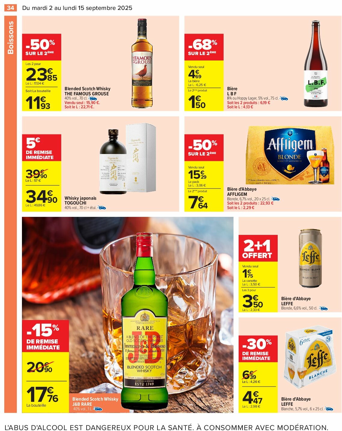 carrefour - Catalogue Carrefour - Petit déjeuner valable du 02/09 au 15/09 - page: 36