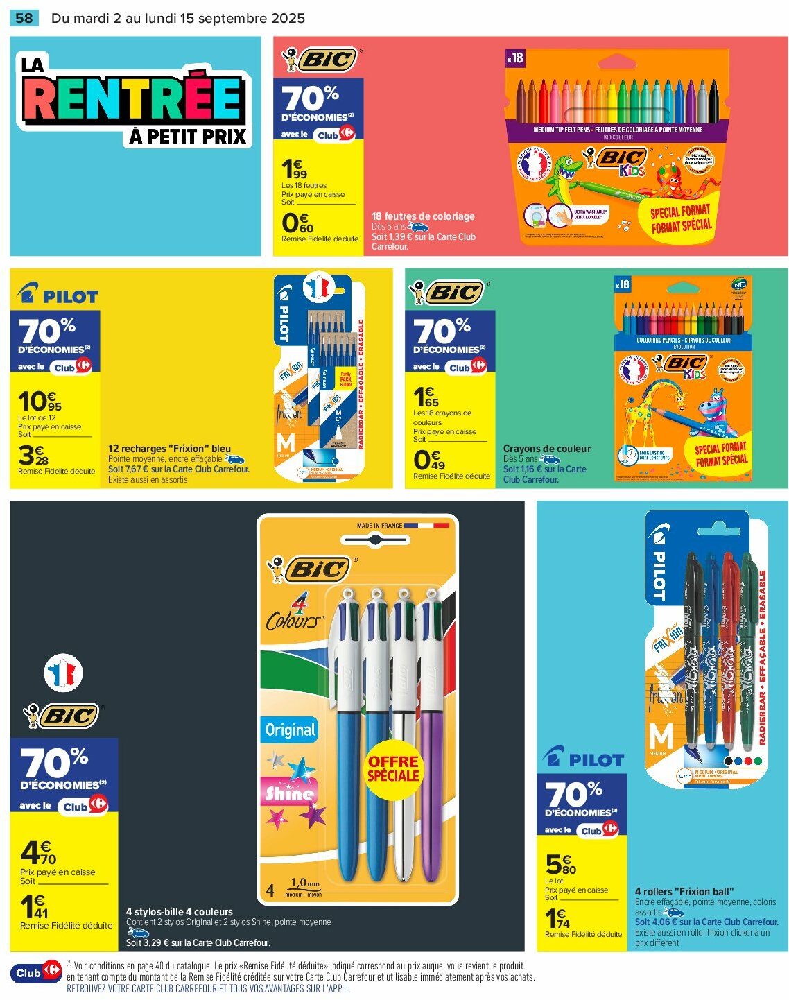 carrefour - Catalogue Carrefour - Petit déjeuner valable du 02/09 au 15/09 - page: 60