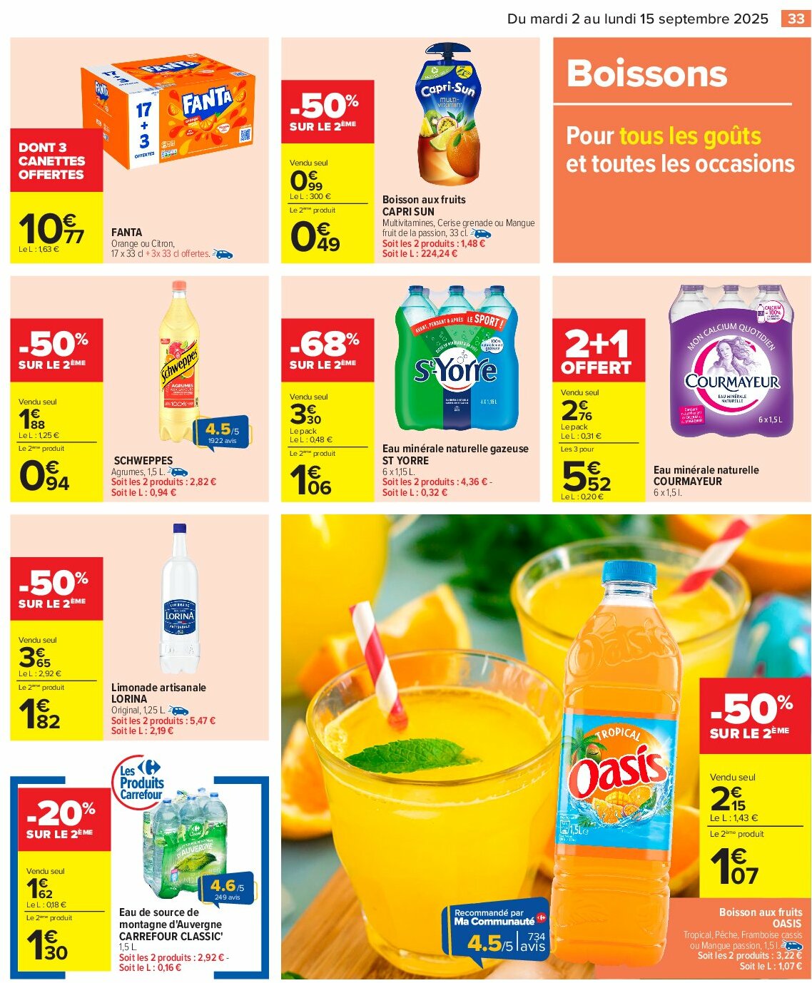 carrefour - Catalogue Carrefour - Petit déjeuner valable du 02/09 au 15/09 - page: 35