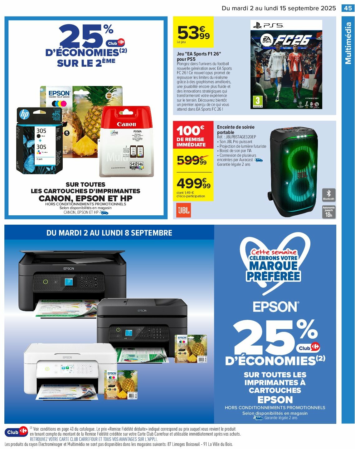 carrefour - Catalogue Carrefour - Petit déjeuner valable du 02/09 au 15/09 - page: 47