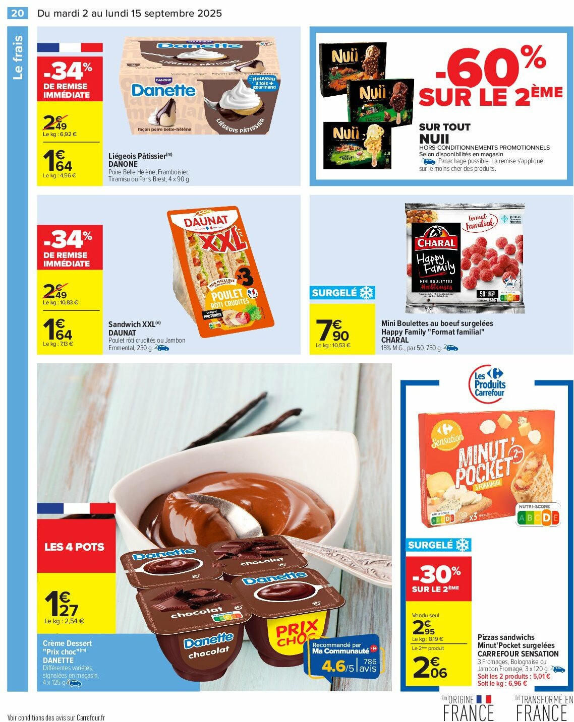 carrefour - Catalogue Carrefour - Petit déjeuner valable du 02/09 au 15/09 - page: 22