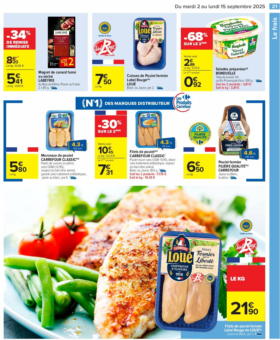 carrefour - Catalogue Carrefour - Petit déjeuner valable du 02/09 au 15/09 - page: 23