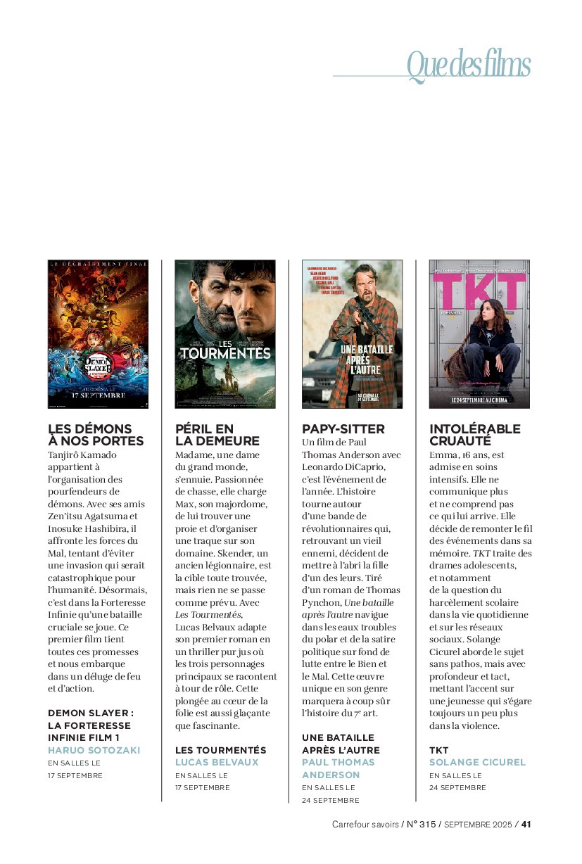 carrefour - Catalogue Carrefour - A chacun sa culture valable du 01/09 au 30/09 - page: 41 carrefour - Catalogue Carrefour - A chacun sa culture valable du 01/09 au 30/09 - page: 41