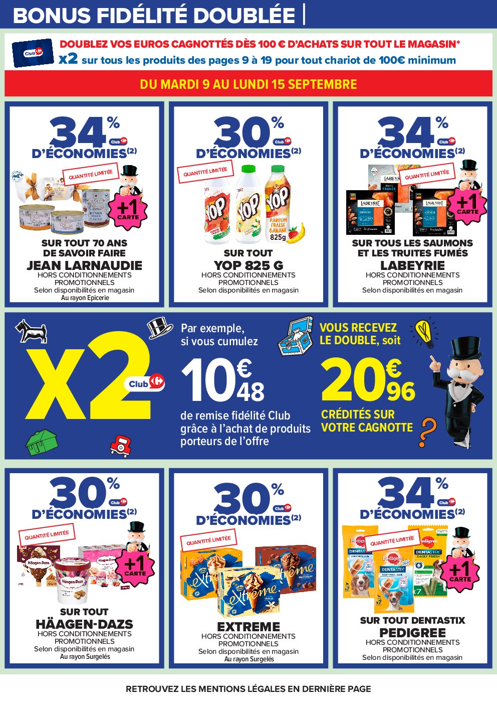 carrefour - Catalogue Carrefour - Le mois Monopoly valable du 09/09 au 22/09 - page: 11 carrefour - Catalogue Carrefour - Le mois Monopoly valable du 09/09 au 22/09 - page: 11