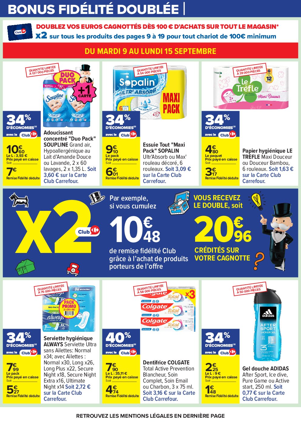 carrefour - Catalogue Carrefour - Le mois Monopoly valable du 09/09 au 22/09 - page: 15 carrefour - Catalogue Carrefour - Le mois Monopoly valable du 09/09 au 22/09 - page: 15