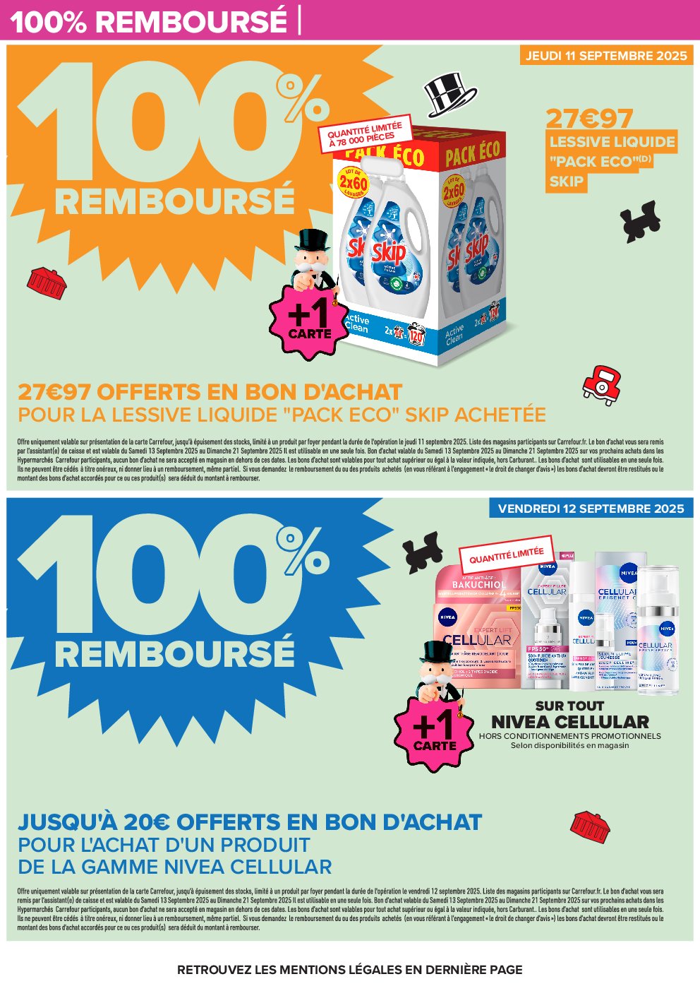 carrefour - Catalogue Carrefour - Le mois Monopoly valable du 09/09 au 22/09 - page: 20 carrefour - Catalogue Carrefour - Le mois Monopoly valable du 09/09 au 22/09 - page: 20