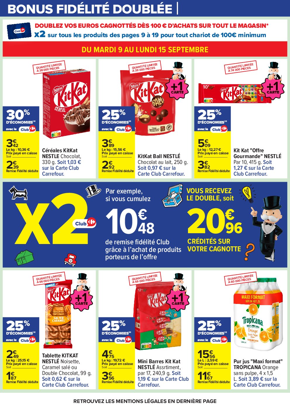 carrefour - Catalogue Carrefour - Le mois Monopoly valable du 09/09 au 22/09 - page: 13 carrefour - Catalogue Carrefour - Le mois Monopoly valable du 09/09 au 22/09 - page: 13