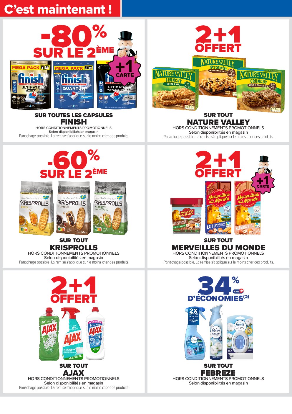 carrefour - Catalogue Carrefour - Le mois Monopoly valable du 09/09 au 22/09 - page: 55 carrefour - Catalogue Carrefour - Le mois Monopoly valable du 09/09 au 22/09 - page: 55
