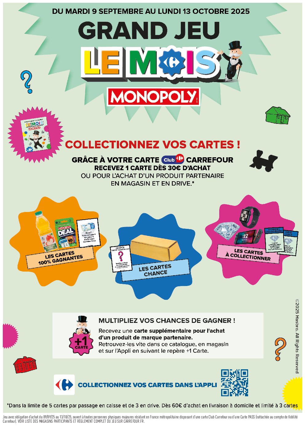 carrefour - Catalogue Carrefour - Le mois Monopoly valable du 09/09 au 22/09 - page: 5 carrefour - Catalogue Carrefour - Le mois Monopoly valable du 09/09 au 22/09 - page: 5