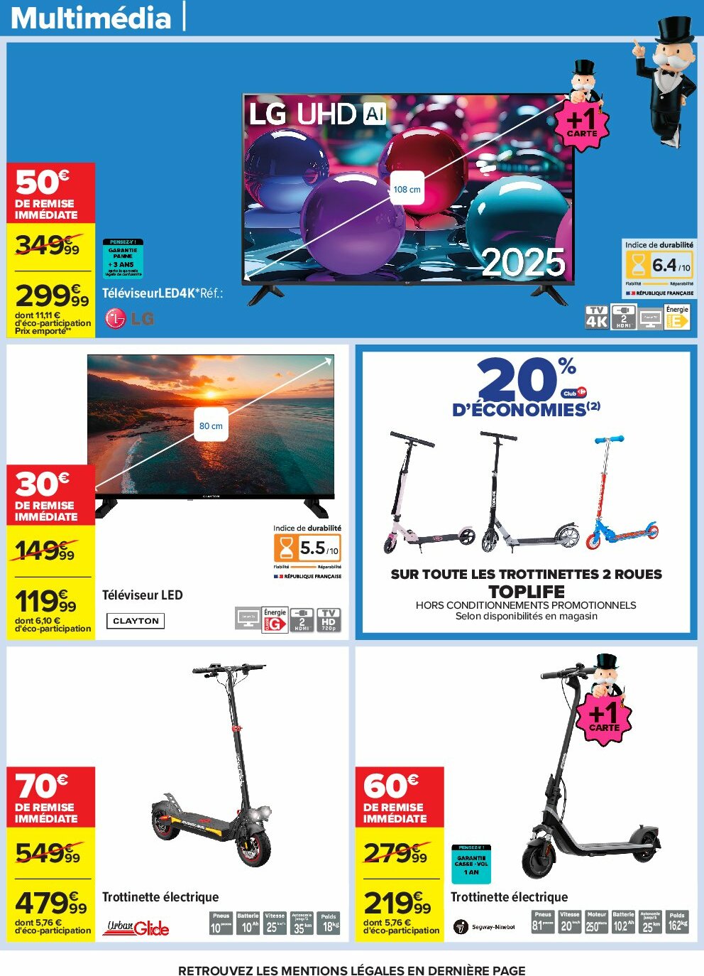carrefour - Catalogue Carrefour - Le mois Monopoly valable du 16/09 au 29/09 - page: 73 carrefour - Catalogue Carrefour - Le mois Monopoly valable du 16/09 au 29/09 - page: 73