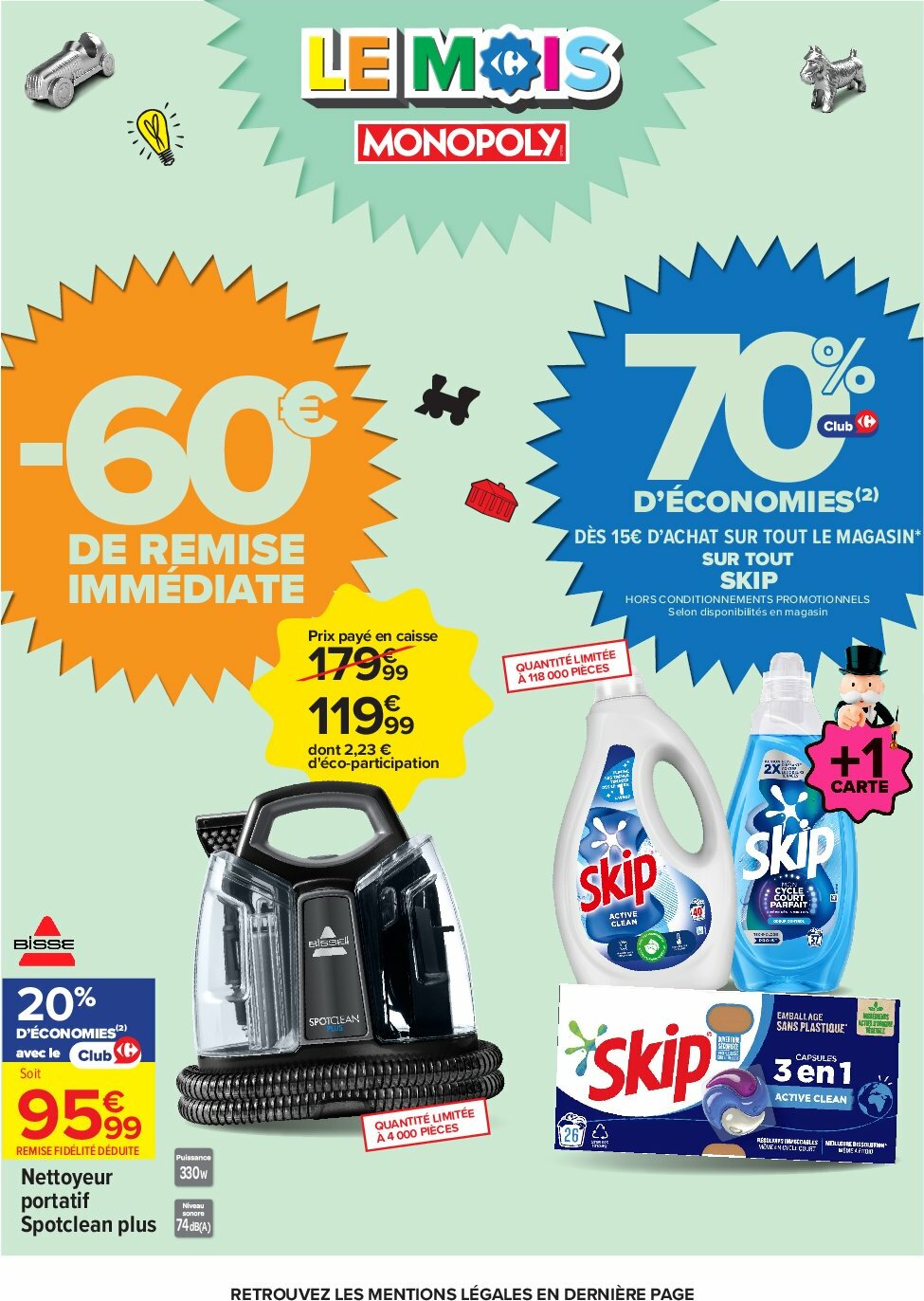 carrefour - Catalogue Carrefour - Le mois Monopoly valable du 16/09 au 29/09 - page: 2 carrefour - Catalogue Carrefour - Le mois Monopoly valable du 16/09 au 29/09 - page: 2