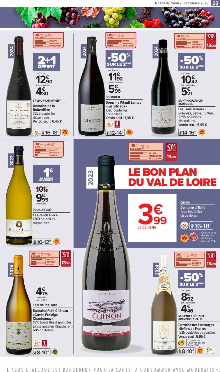 carrefour - Catalogue Carrefour - Foire aux vins D'Automne valable du 23/09 au 06/10 - page: 27 carrefour - Catalogue Carrefour - Foire aux vins D'Automne valable du 23/09 au 06/10 - page: 27
