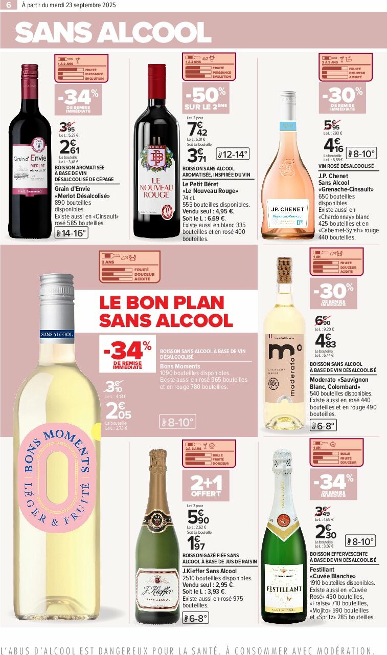 carrefour - Catalogue Carrefour - Foire aux vins D'Automne valable du 23/09 au 06/10 - page: 10 carrefour - Catalogue Carrefour - Foire aux vins D'Automne valable du 23/09 au 06/10 - page: 10