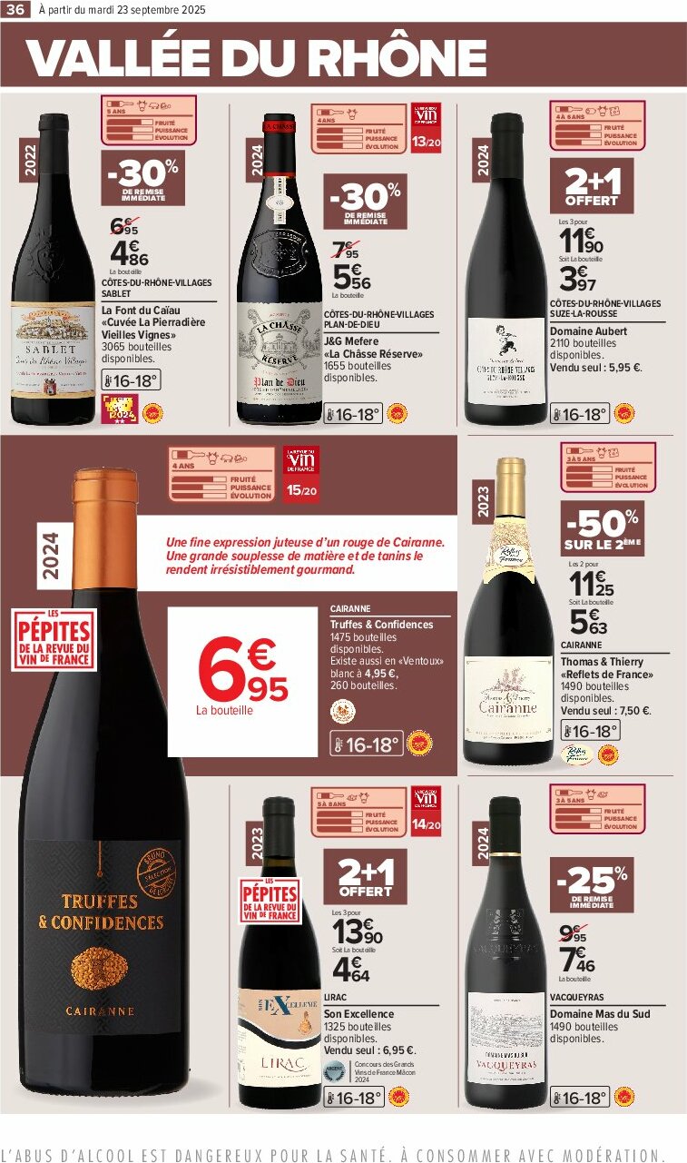 carrefour - Catalogue Carrefour - Foire aux vins D'Automne valable du 23/09 au 06/10 - page: 40 carrefour - Catalogue Carrefour - Foire aux vins D'Automne valable du 23/09 au 06/10 - page: 40