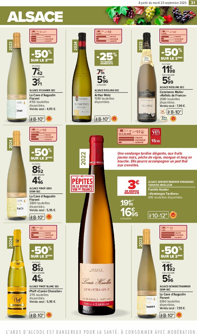carrefour - Catalogue Carrefour - Foire aux vins D'Automne valable du 23/09 au 06/10 - page: 35 carrefour - Catalogue Carrefour - Foire aux vins D'Automne valable du 23/09 au 06/10 - page: 35