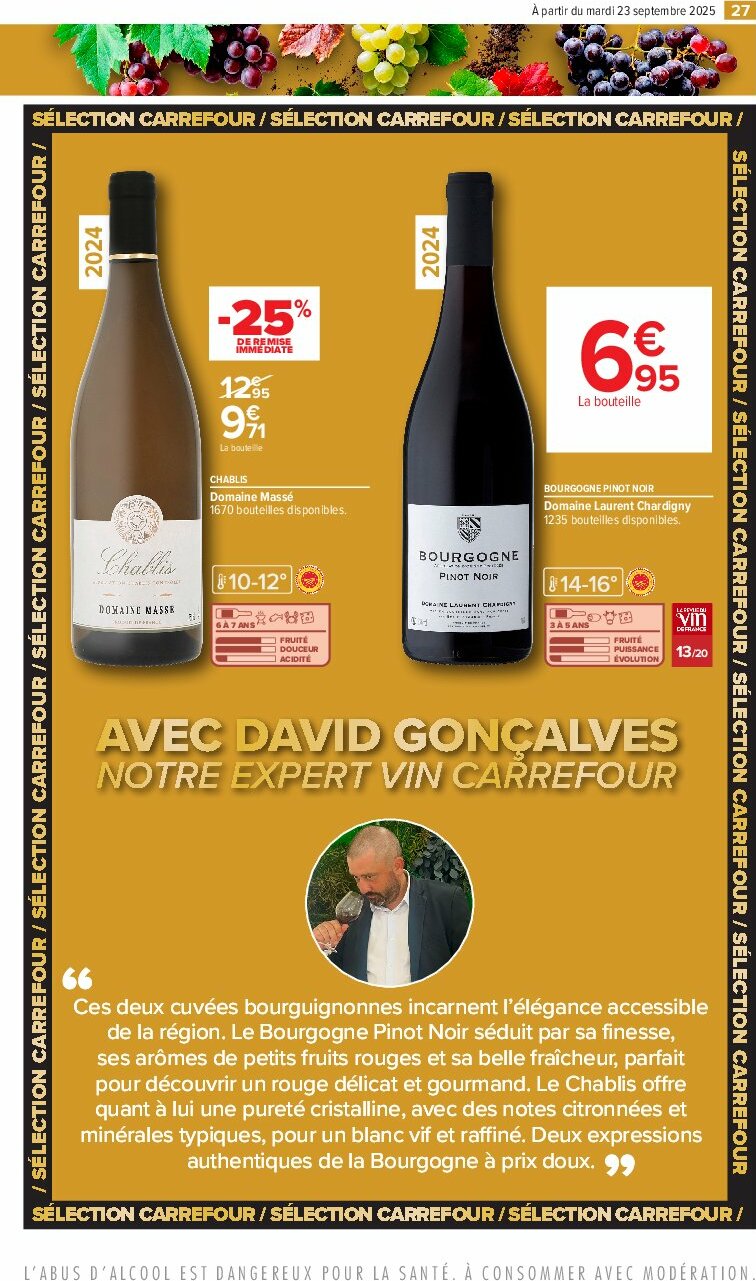 carrefour - Catalogue Carrefour - Foire aux vins D'Automne valable du 23/09 au 06/10 - page: 31 carrefour - Catalogue Carrefour - Foire aux vins D'Automne valable du 23/09 au 06/10 - page: 31