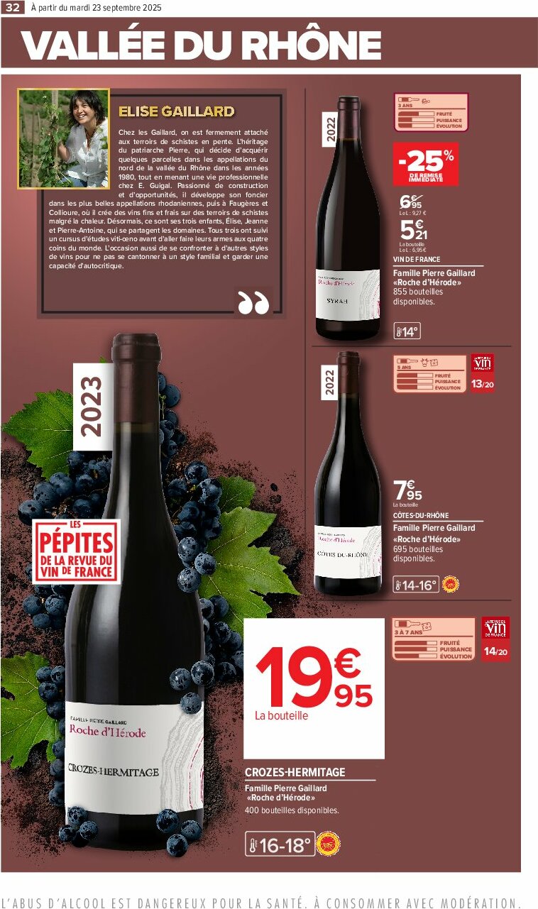 carrefour - Catalogue Carrefour - Foire aux vins D'Automne valable du 23/09 au 06/10 - page: 36 carrefour - Catalogue Carrefour - Foire aux vins D'Automne valable du 23/09 au 06/10 - page: 36