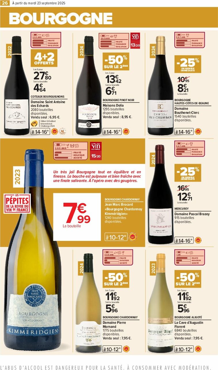 carrefour - Catalogue Carrefour - Foire aux vins D'Automne valable du 23/09 au 06/10 - page: 30 carrefour - Catalogue Carrefour - Foire aux vins D'Automne valable du 23/09 au 06/10 - page: 30