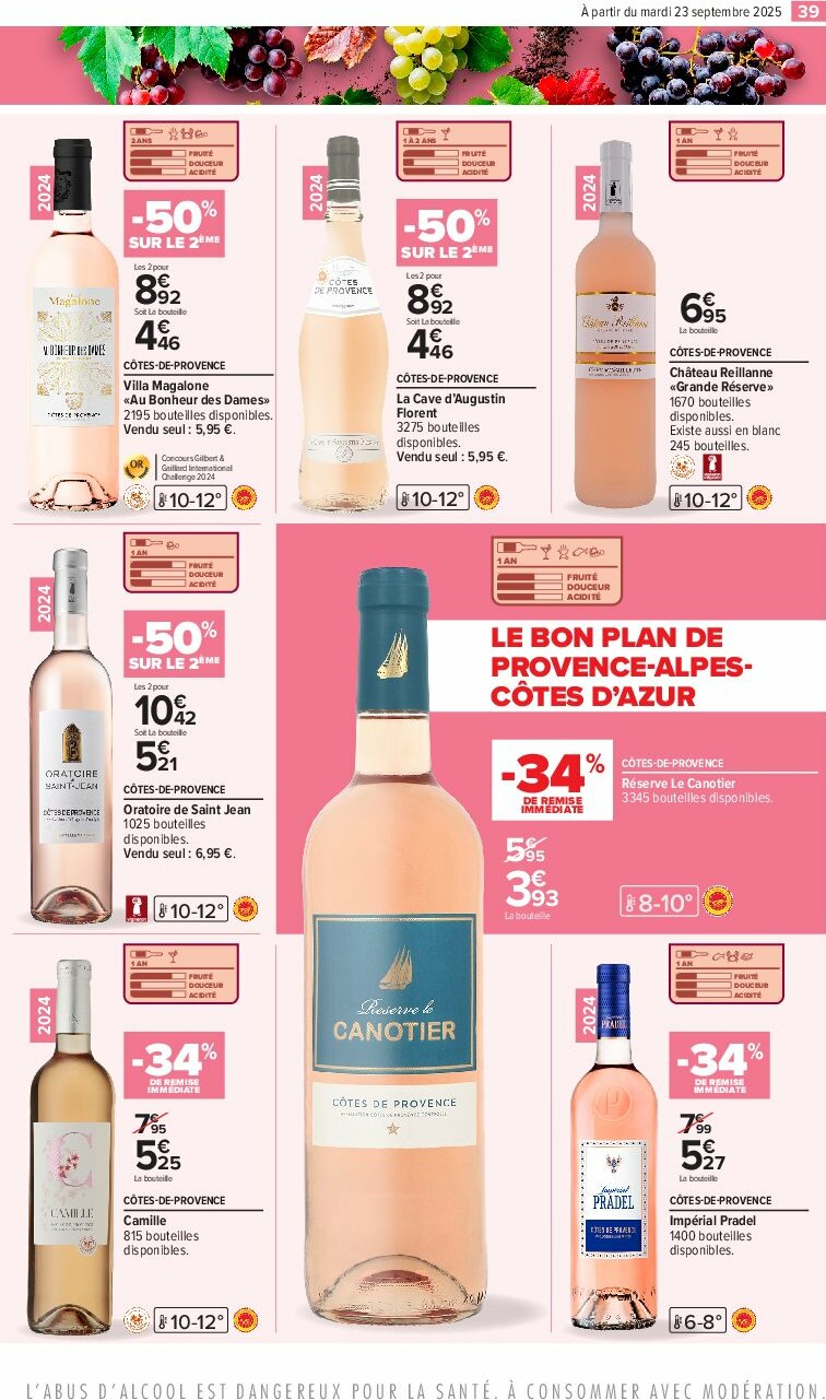 carrefour - Catalogue Carrefour - Foire aux vins D'Automne valable du 23/09 au 06/10 - page: 43 carrefour - Catalogue Carrefour - Foire aux vins D'Automne valable du 23/09 au 06/10 - page: 43
