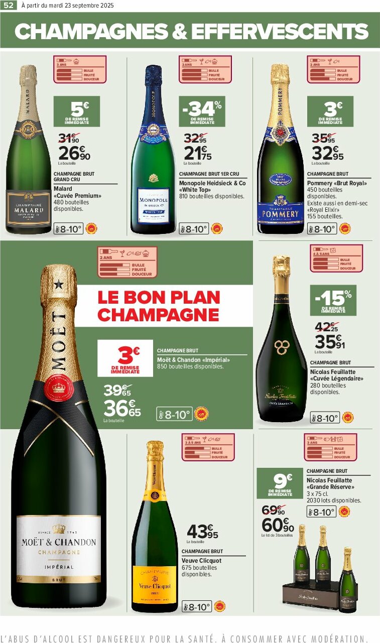 carrefour - Catalogue Carrefour - Foire aux vins D'Automne valable du 23/09 au 06/10 - page: 56 carrefour - Catalogue Carrefour - Foire aux vins D'Automne valable du 23/09 au 06/10 - page: 56