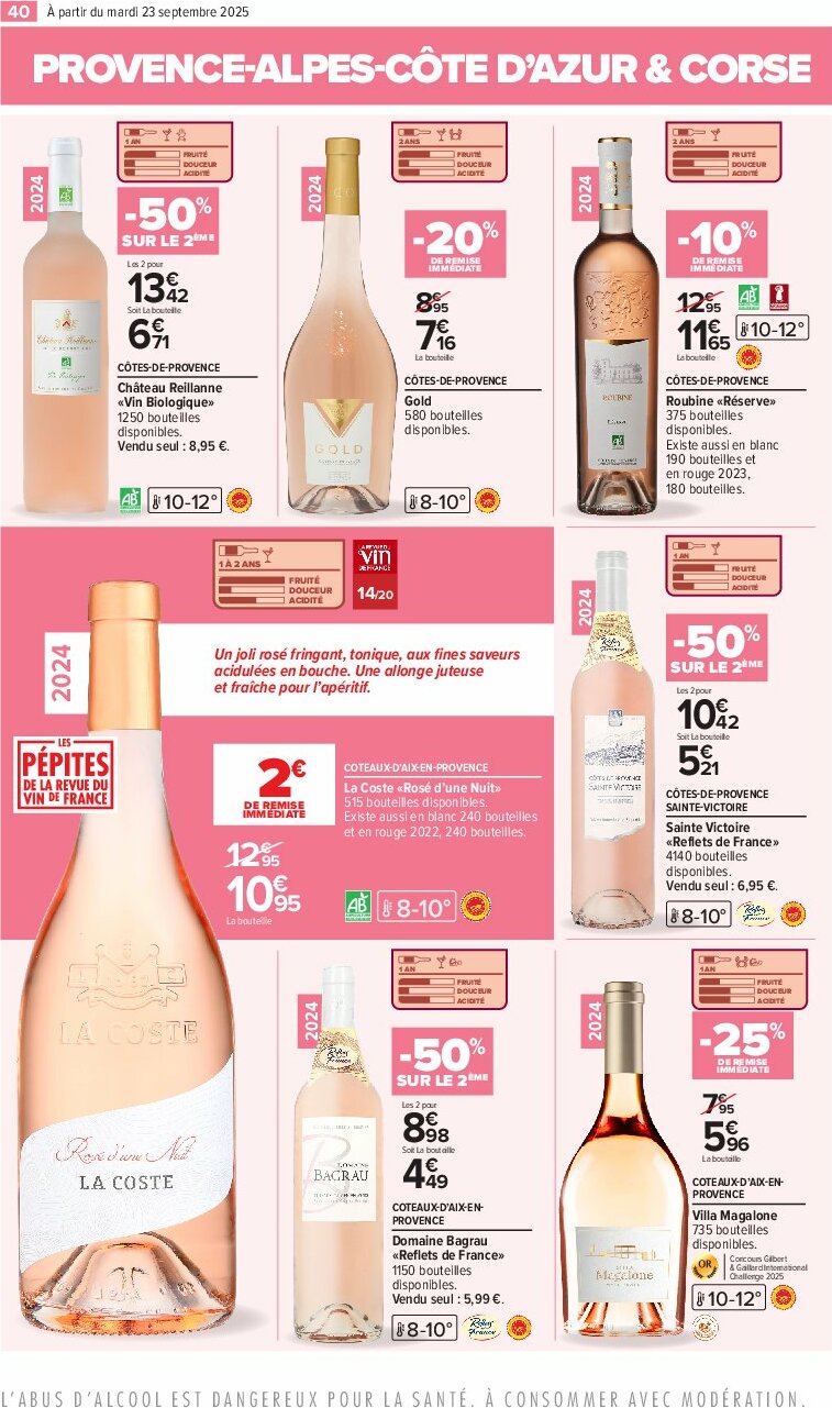 carrefour - Catalogue Carrefour - Foire aux vins D'Automne valable du 23/09 au 06/10 - page: 44 carrefour - Catalogue Carrefour - Foire aux vins D'Automne valable du 23/09 au 06/10 - page: 44