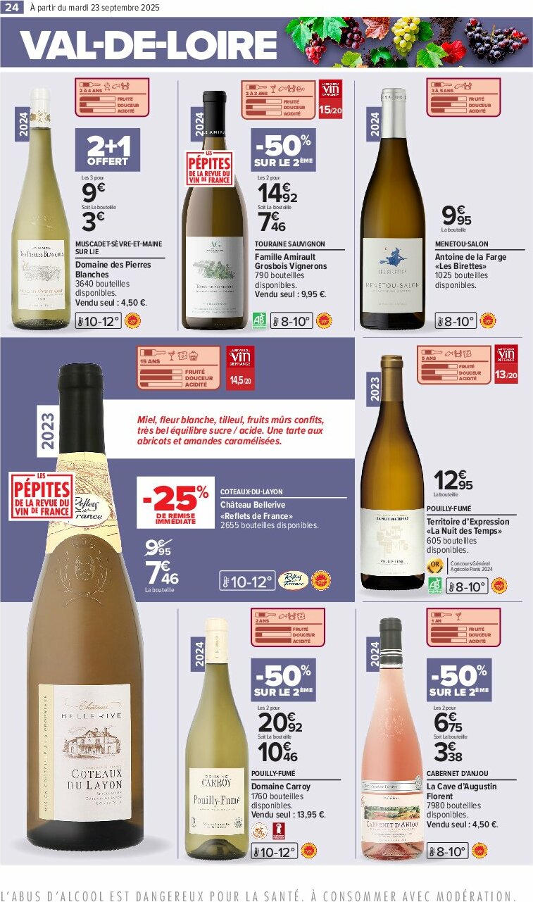 carrefour - Catalogue Carrefour - Foire aux vins D'Automne valable du 23/09 au 06/10 - page: 28 carrefour - Catalogue Carrefour - Foire aux vins D'Automne valable du 23/09 au 06/10 - page: 28