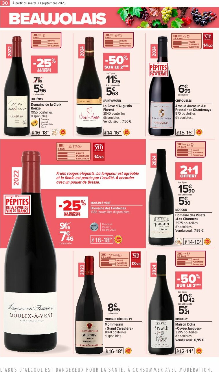 carrefour - Catalogue Carrefour - Foire aux vins D'Automne valable du 23/09 au 06/10 - page: 34 carrefour - Catalogue Carrefour - Foire aux vins D'Automne valable du 23/09 au 06/10 - page: 34