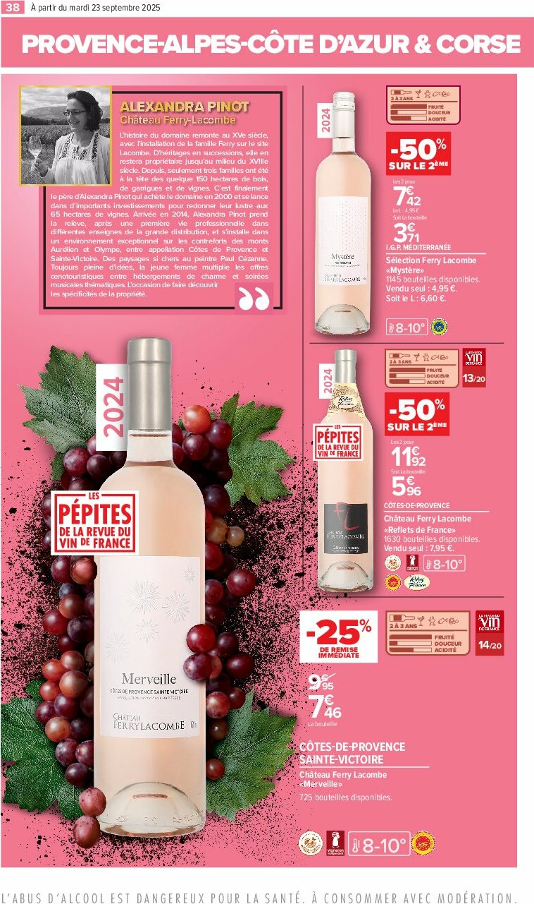 carrefour - Catalogue Carrefour - Foire aux vins D'Automne valable du 23/09 au 06/10 - page: 42 carrefour - Catalogue Carrefour - Foire aux vins D'Automne valable du 23/09 au 06/10 - page: 42