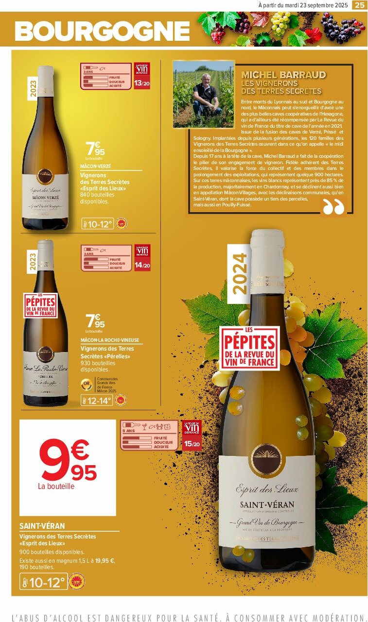 carrefour - Catalogue Carrefour - Foire aux vins D'Automne valable du 23/09 au 06/10 - page: 29 carrefour - Catalogue Carrefour - Foire aux vins D'Automne valable du 23/09 au 06/10 - page: 29