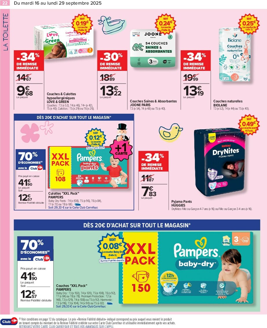 carrefour - Catalogue Carrefour - Prents malins il N’y a pas de petites éconimies valable du 16/09 au 29/09 - page: 24