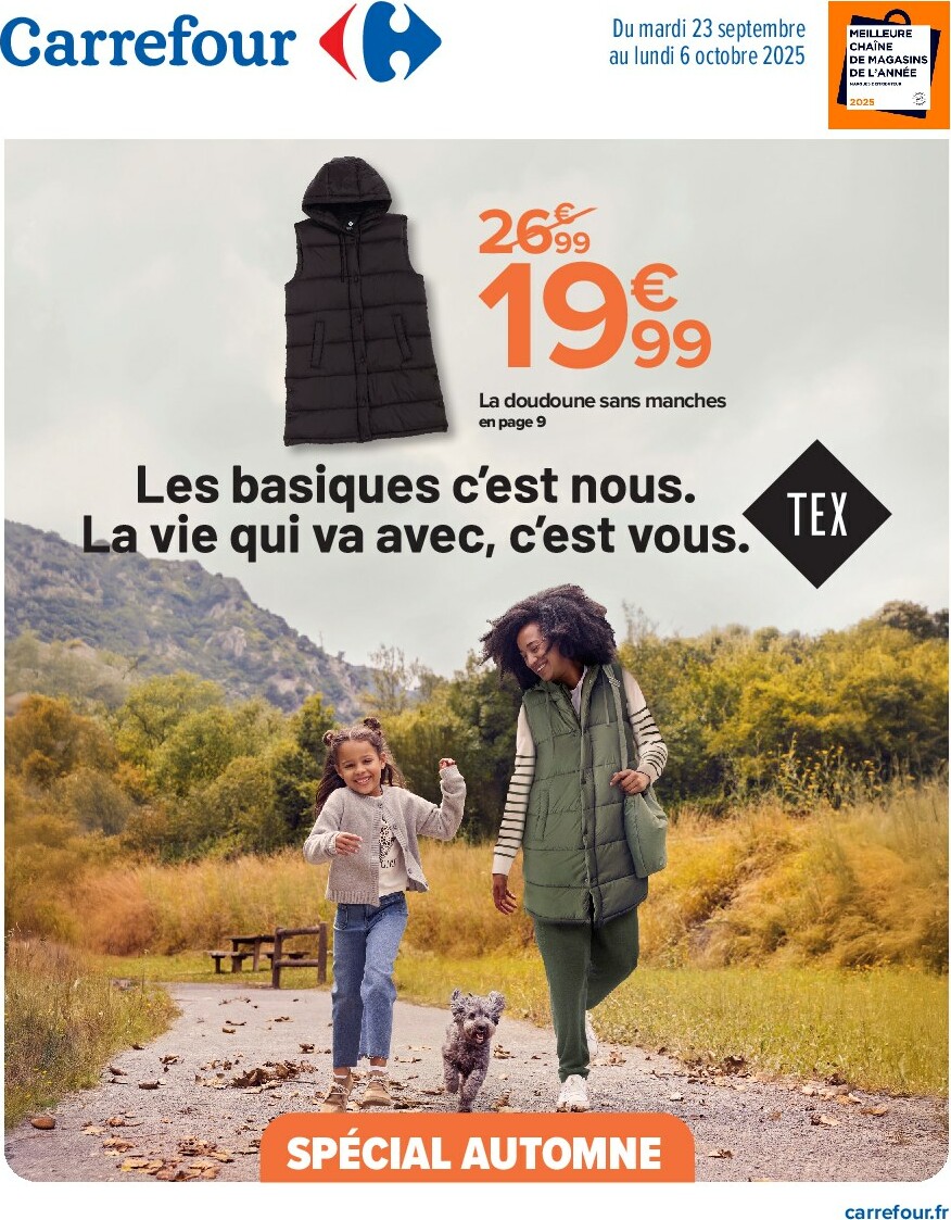carrefour - Catalogue Carrefour - Spécial Automne valable du 23/09 au 06/10
