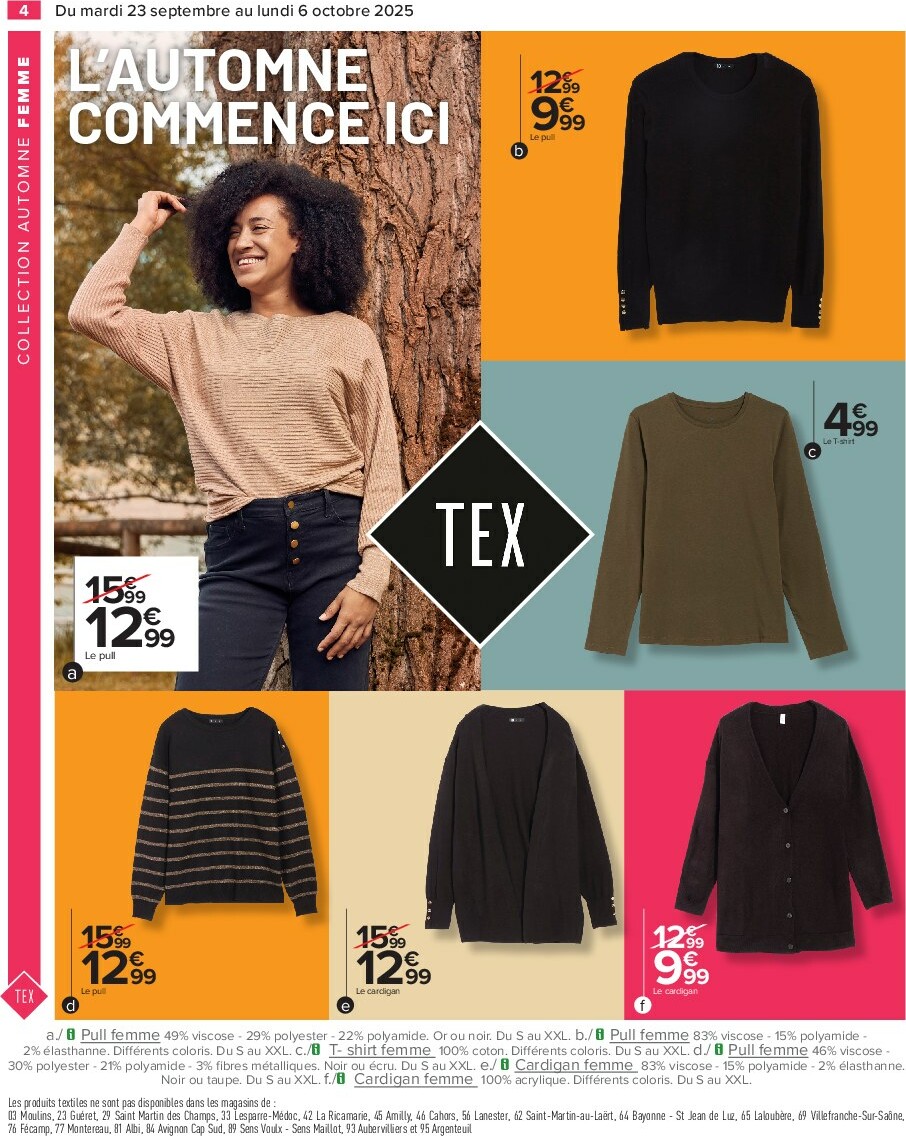 carrefour - Catalogue Carrefour - Spécial Automne valable du 23/09 au 06/10 - page: 6