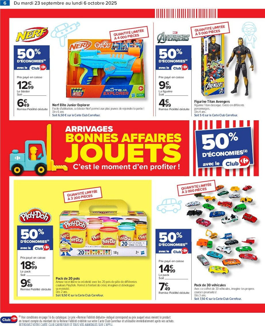 carrefour - Catalogue Carrefour - Bonnes Affaires Jouets valable du 23/09 au 06/10 - page: 8