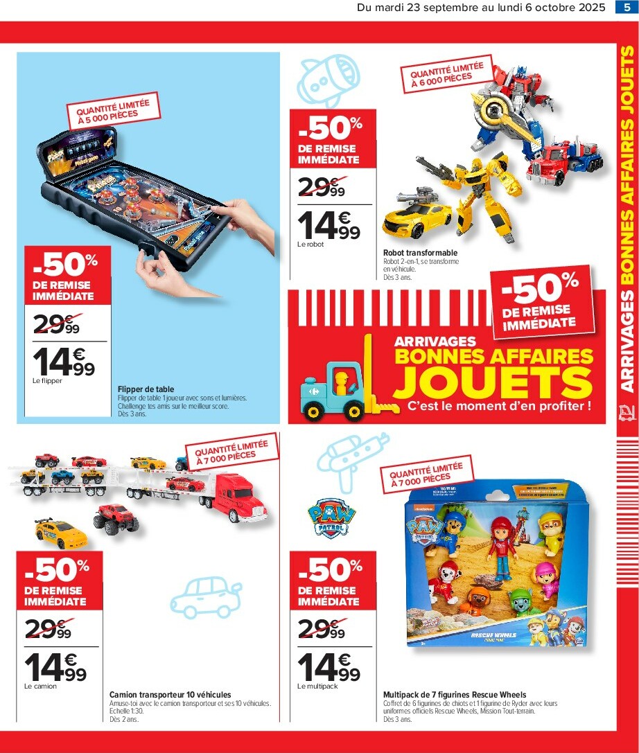 carrefour - Catalogue Carrefour - Bonnes Affaires Jouets valable du 23/09 au 06/10 - page: 7