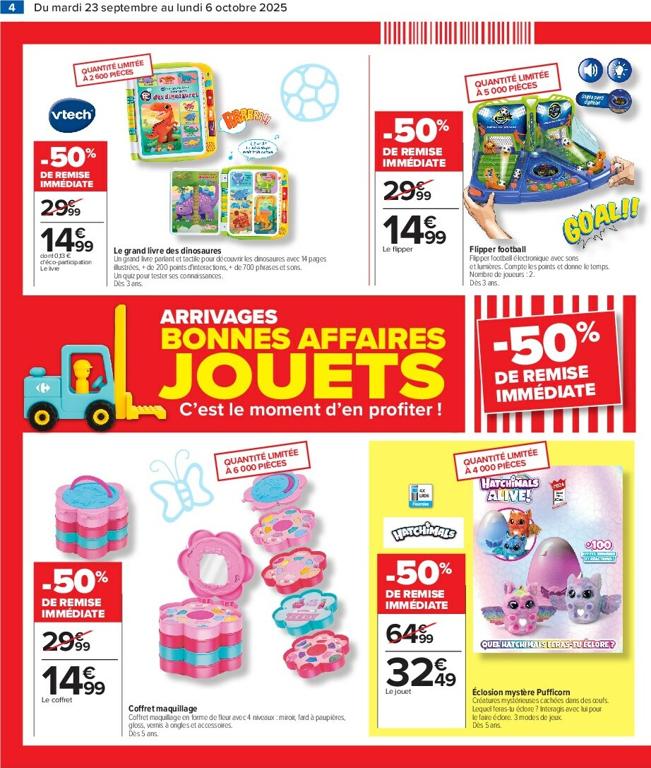 carrefour - Catalogue Carrefour - Bonnes Affaires Jouets valable du 23/09 au 06/10 - page: 6