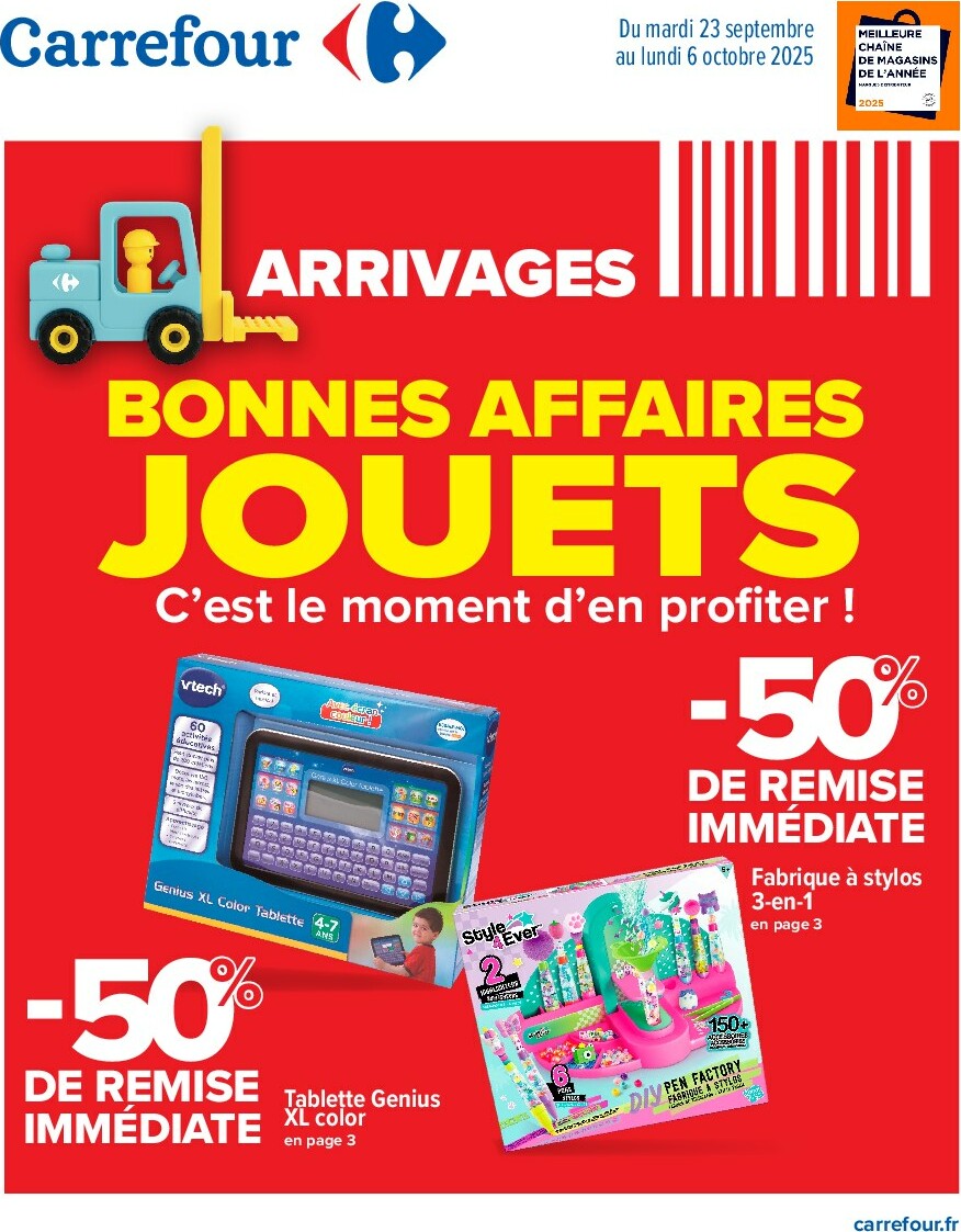 carrefour - Catalogue Carrefour - Bonnes Affaires Jouets valable du 23/09 au 06/10