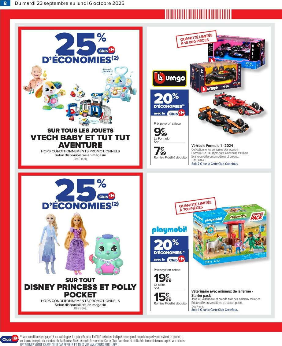 carrefour - Catalogue Carrefour - Bonnes Affaires Jouets valable du 23/09 au 06/10 - page: 10