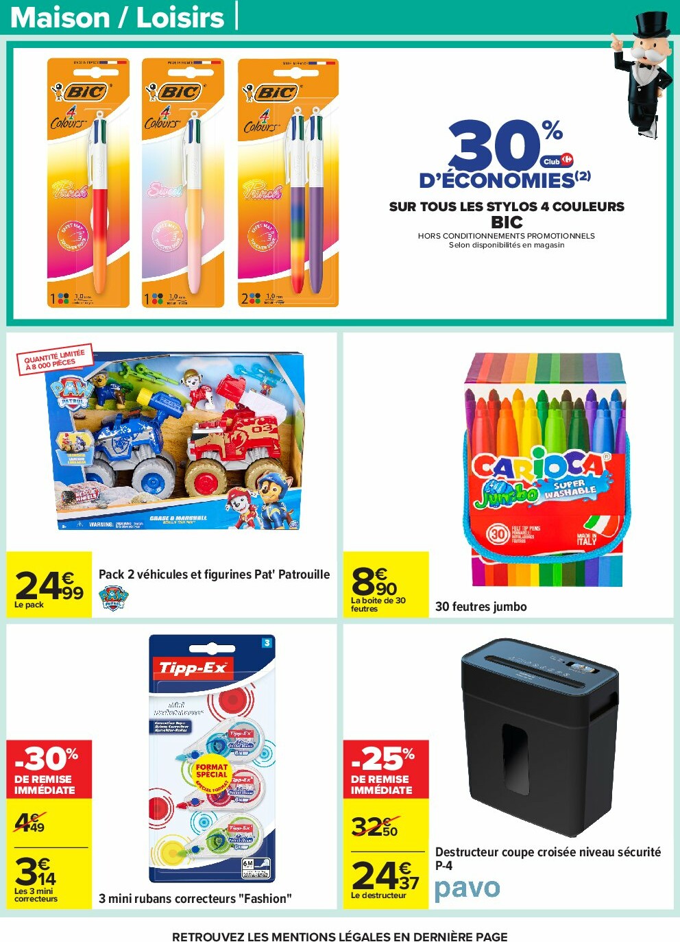 carrefour - Catalogue Carrefour valable du 23/09 au 06/10 - page: 66