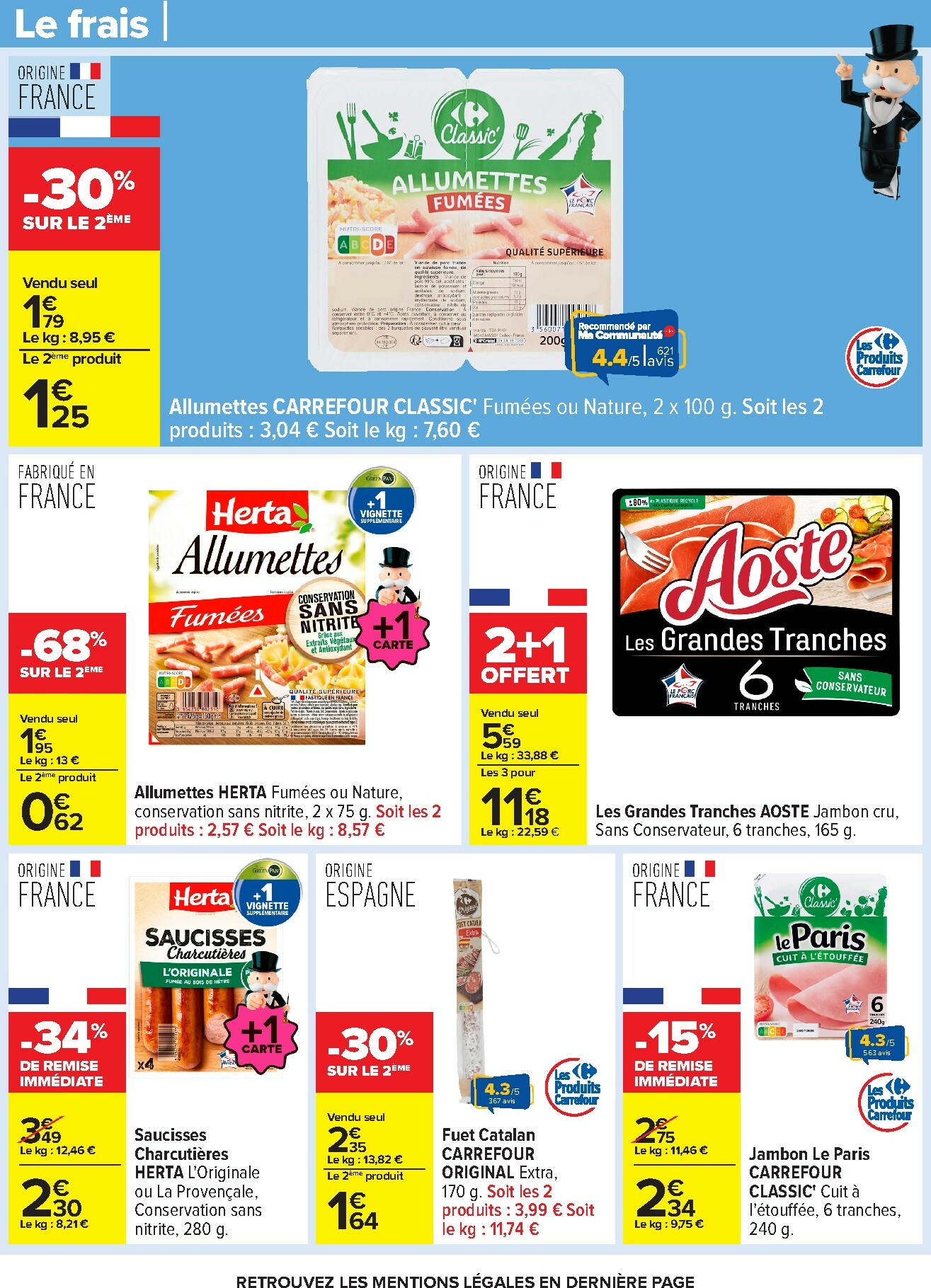 carrefour - Catalogue Carrefour - Le mois Monopoly valable du 30/09 au 13/10 - page: 47