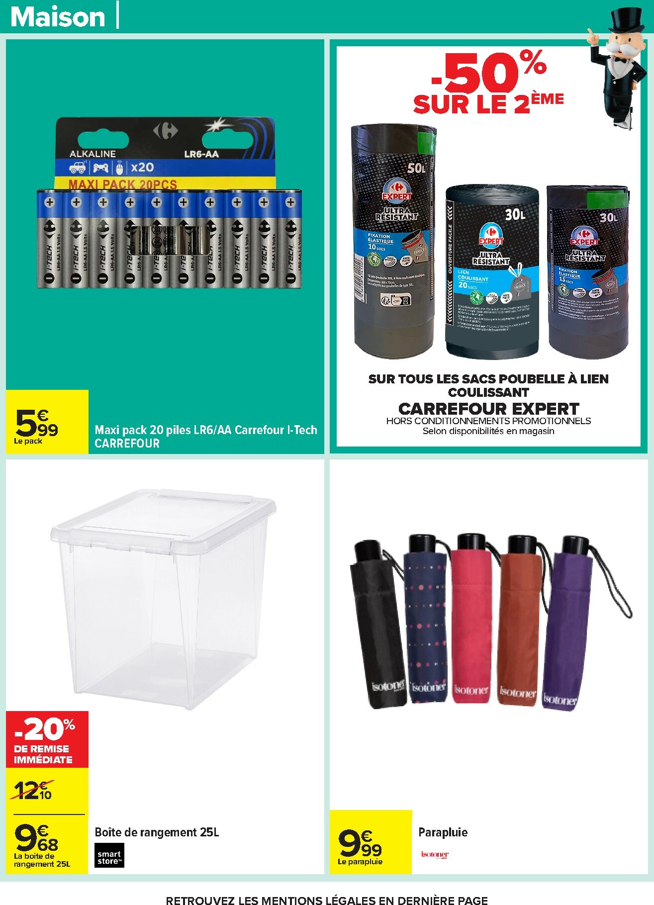 carrefour - Catalogue Carrefour - Le mois Monopoly valable du 30/09 au 13/10 - page: 58
