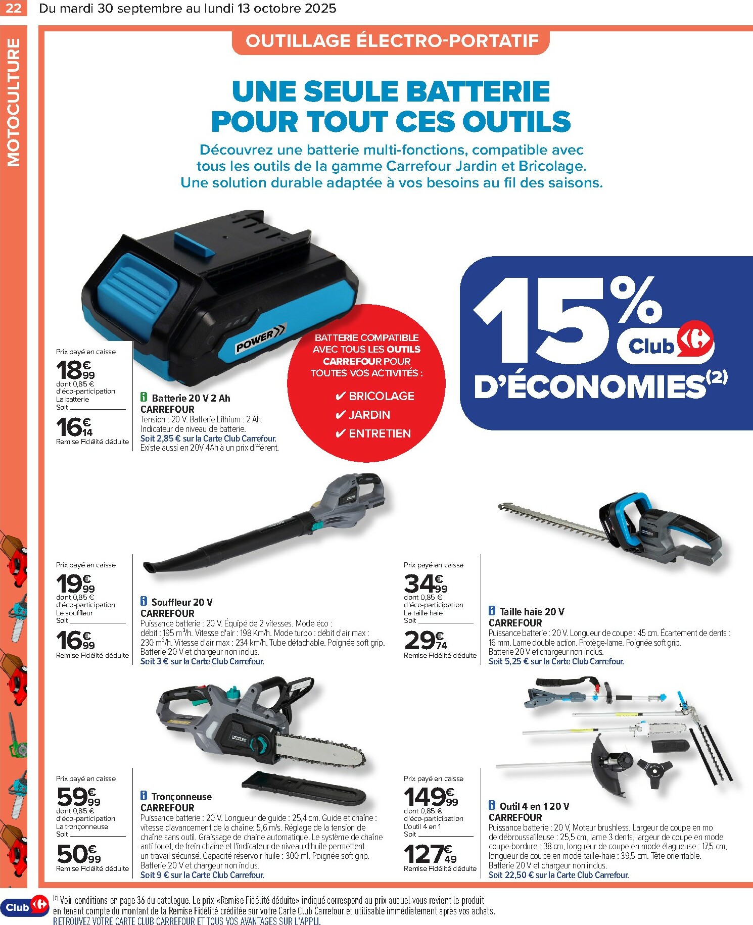carrefour - Catalogue Carrefour - Preparez l'automne valable du 30/09 au 13/10 - page: 24 carrefour - Catalogue Carrefour - Preparez l'automne valable du 30/09 au 13/10 - page: 24