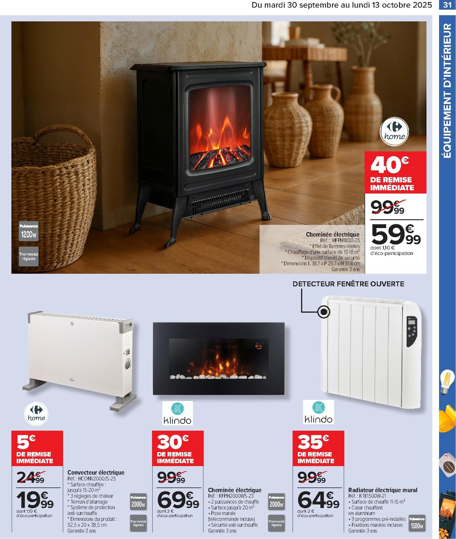 carrefour - Catalogue Carrefour - Preparez l'automne valable du 30/09 au 13/10 - page: 33 carrefour - Catalogue Carrefour - Preparez l'automne valable du 30/09 au 13/10 - page: 33