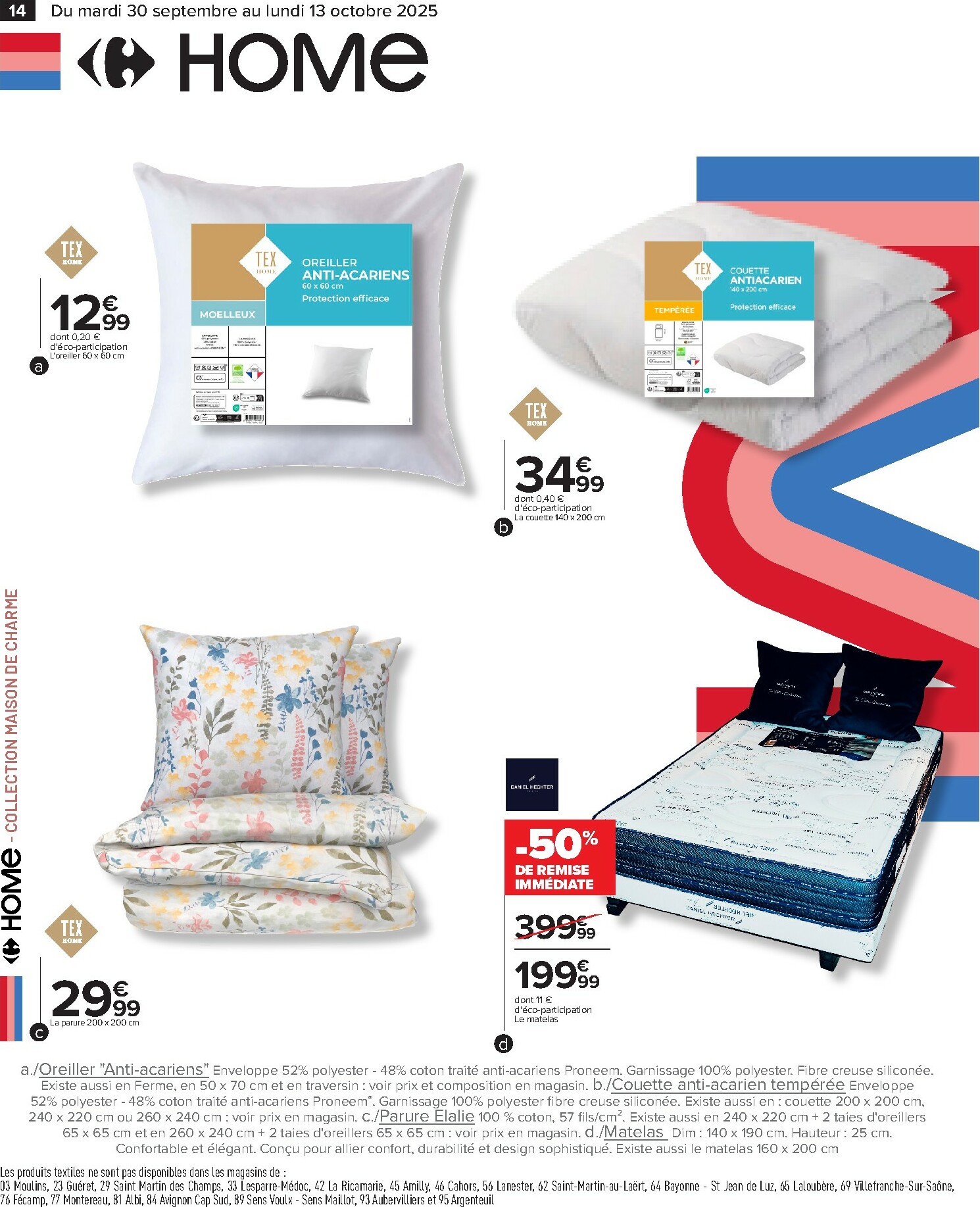 carrefour - Catalogue Carrefour - Des idées deco qui vous ressemblent valable du 30/09 au 13/10 - page: 14